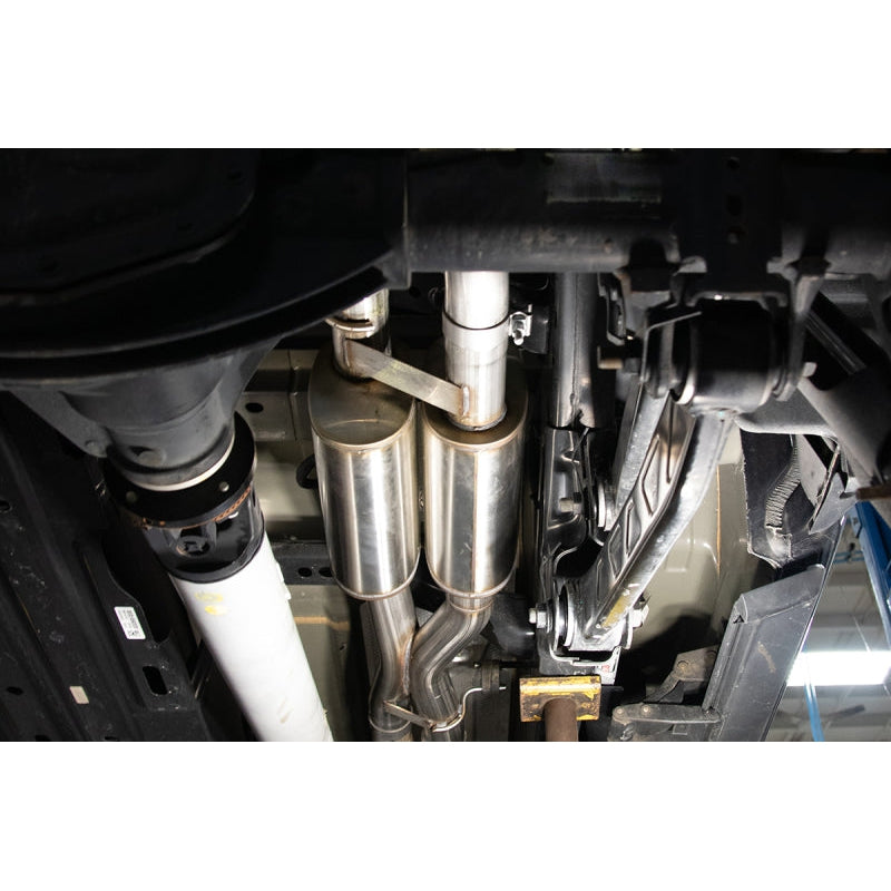 Corsa 21-22 Dodge Ram TRX Crew Cab Xtreme Catback Exhaust Dual Rear Gunmetal Tip