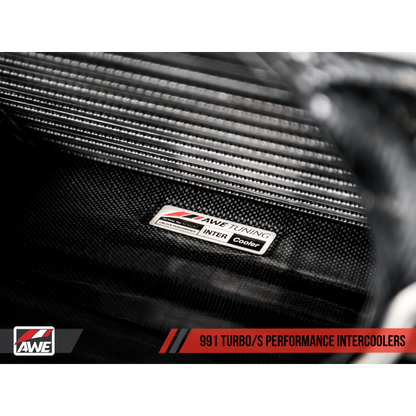 AWE Tuning Porsche 991 (991.2) Turbo/Turbo S Performance Intercooler Kit
