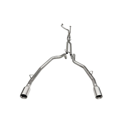 Corsa 21-22 Dodge Ram TRX Crew Cab Baja Catback Exhaust Dual Rear Satin Tip