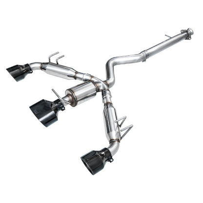 AWE Tuning Track Edition Exhaust w/Diamond Black Tips for 2023+ Toyota GR Corolla