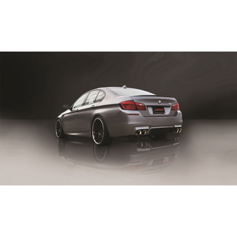Corsa 12-13 BMW M5 F10 Polished Sport Axle-Back Exhaust