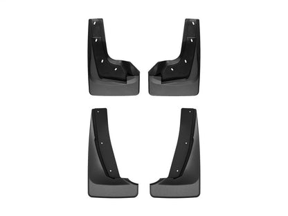 WeatherTech 24-25 Chevrolet Traverse Front & Rear Mudflaps - Black
