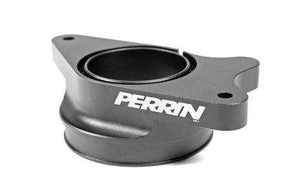 PERRIN 22-24 Subaru WRX / 20-25 LGT & OBXT Turbo Inlet Hose w/Turbo Adapter Flange (Short) - Red