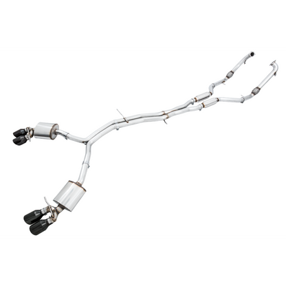 AWE Tuning Audi B9 S5 3.0T Touring Edition Exhaust - Black Diam Tips (102mm)