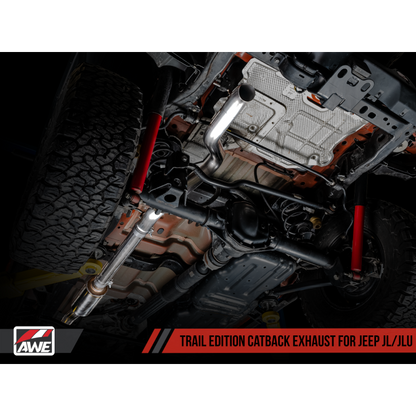 AWE Tuning 2018+ Jeep Wrangler JL/JLU 3.6L Trail Edition Cat-Back Exhaust