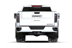 Rally Armor 20-24 GMC Sierra 2500/3500 HD Denali Black Mud Flap w/White Logo