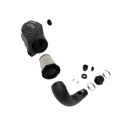 aFe Momentum GT Cold Air Intake System w/Pro Dry S Filter 17-21 BMW 530 L4-2.0L