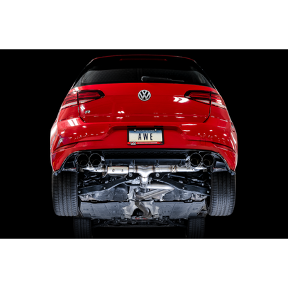 AWE Tuning MK7.5 Golf R SwitchPath Exhaust w/Diamond Black Tips 102mm