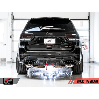 AWE Tuning 2020 Jeep Grand Cherokee SRT/Trackhawk Touring Edition Exhaust - Use w/Stock Tips