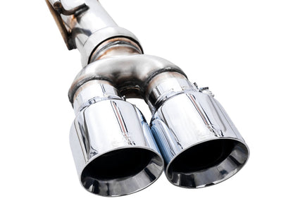 AWE Tuning 4th Gen GM 1500 6.2L 0FG Cat-Back Split Rear Exit (w/ Bumper Cutouts) - Quad Chrome Tips