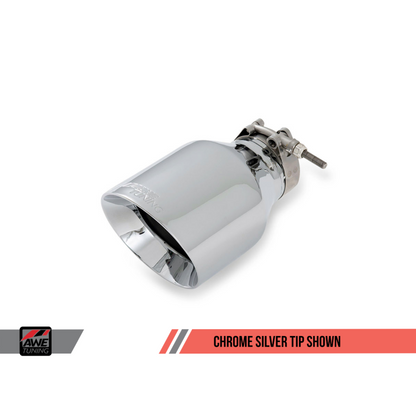 AWE Tuning VW MK7 Golf 1.8T Track Edition Exhaust w/Chrome Silver Tips (90mm)