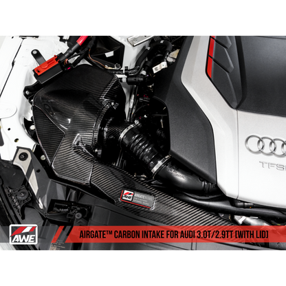AWE Tuning Audi B9/B9.5 S4/S5/RS5 3.0T Carbon Fiber AirGate Intake w/ Lid