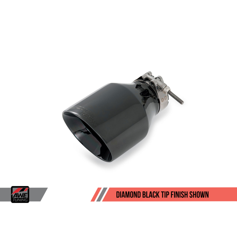 AWE Tuning Mk5 Jetta 2.0T - GLI Track Edition Exhaust - Diamond Black Tips