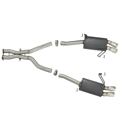 aFe MACH Force-Xp 2-1/2in 304 SS Cat-Back Exhaust w/Polished Tips 05-08 BMW Z4 M Coupe (E86) L6 3.2L