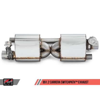 AWE Tuning Porsche 911 (991.2) Carrera / S SwitchPath Exhaust for PSE Cars - Diamond Black Tips