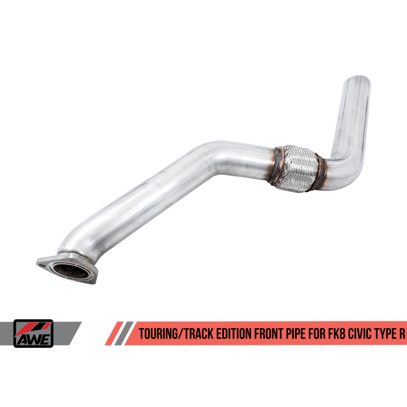 AWE Tuning 2017+ Honda Civic Type R Track Edition Exhaust w/Front Pipe & Triple Diamond Black Tips