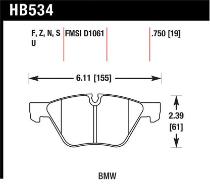 Hawk HP+ Street Brake Pads