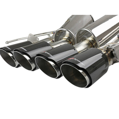 aFe MACHForce XP Axle Back 304SS Exhaust w/ Carbon Fiber Tips 15-19 Chevy Corvette Z06