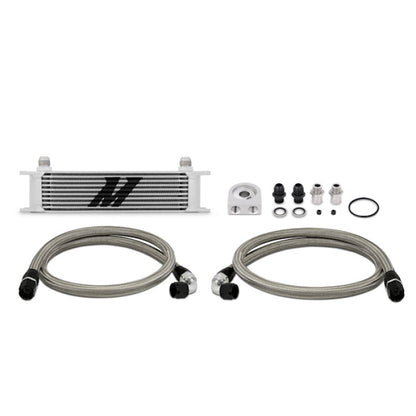 Mishimoto Universal 10 Row Oil Cooler Kit (Metal Braided Lines)
