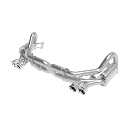 aFe MACHForce XP 12-16 Porsche 911 Carrera H6-3.8L SS-304 Cat-Back Exhaust w/ Polished Quad Tips