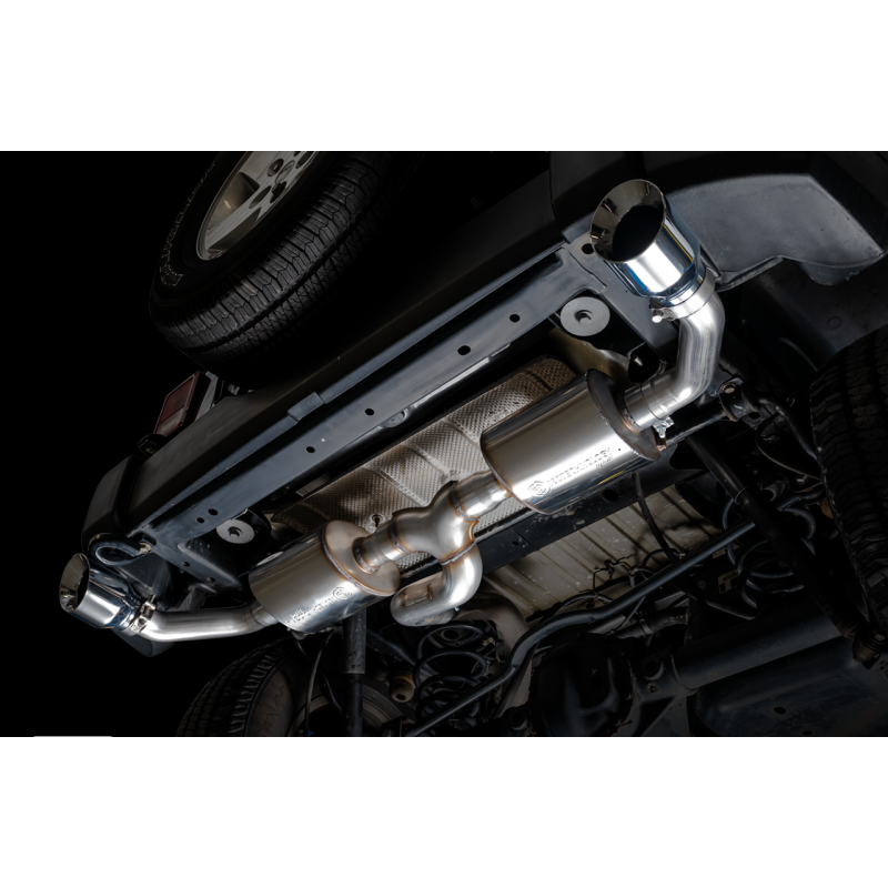 AWE Tuning 07-18 Jeep Wrangler JK/JKU 3.6L Tread Edition Axle-Back Dual Exhaust - Chrome Silver Tips