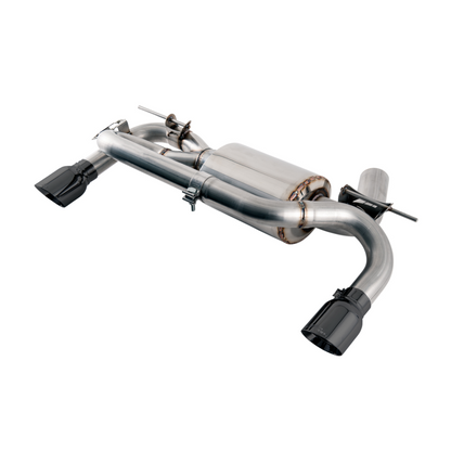 AWE Tuning BMW F3X 340i Touring Edition Axle-Back Exhaust - Diamond Black Tips (102mm)