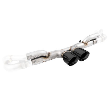 AWE Tuning Porsche 991 GT3 / RS Center Muffler Delete - Diamond Black Tips