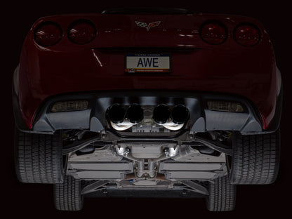 AWE Tuning 09-13 Chevrolet Corvette 6.2L Touring Edition Axle-back Exhaust w/ Diamond Black Tips