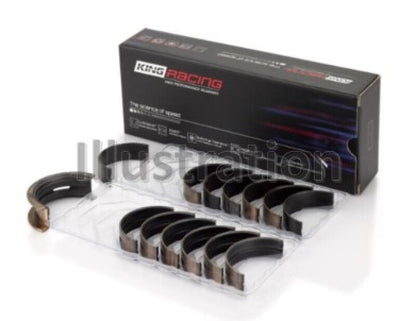 King Engine Bearings Nissan RB26DETT Performance Main Bearing Set - Size STDX