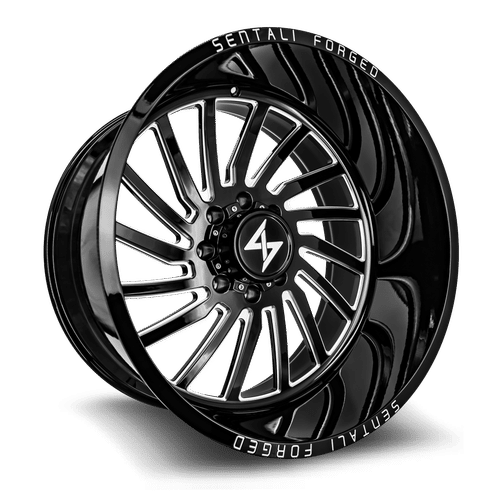 Sentali Forged SF1BM Gloss Black Milled 30x16 -99 6x135mm 87.1mm