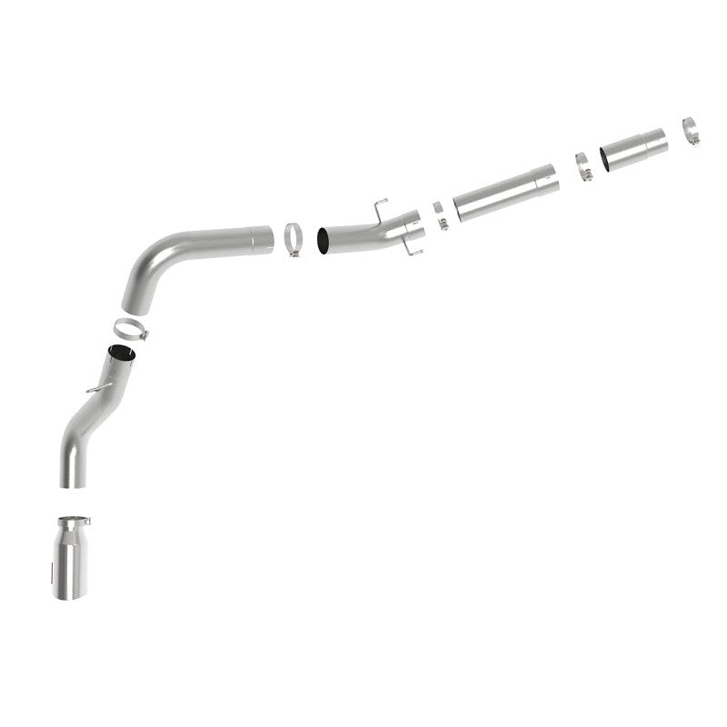 aFe LARGE BORE HD 5in 409-SS DPF-Back Exhaust w/Pol Tip 19-20 Ram Diesel Trucks L6-6.7L (td)