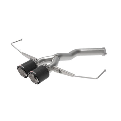 aFe Takeda 3in-2.5in 304 SS Axle-Back Exhaust w/ Carbon Tip 19-20 Hyundai Veloster I4-1.6L(t)