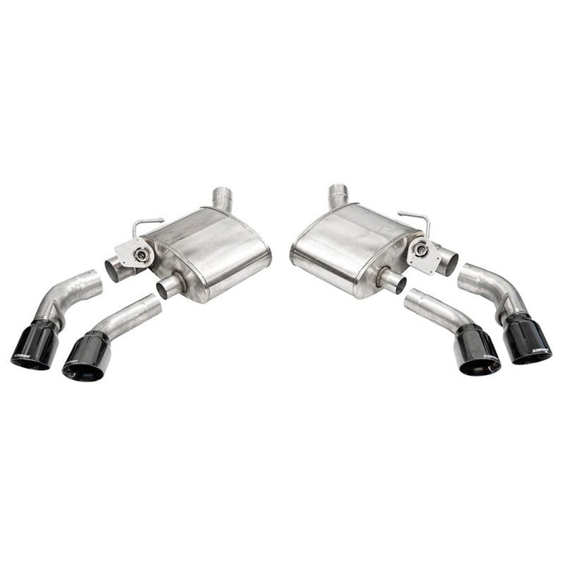 Corsa 16-20 Chevrolet Camaro SS/ZL1 6.2L V8 Black Xtreme Axle-Back Exhaust (w/ Factory NPP Valve)