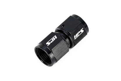 HPS Performance AN Female to Female Swivel Coupling Adapter, Aluminum, Black