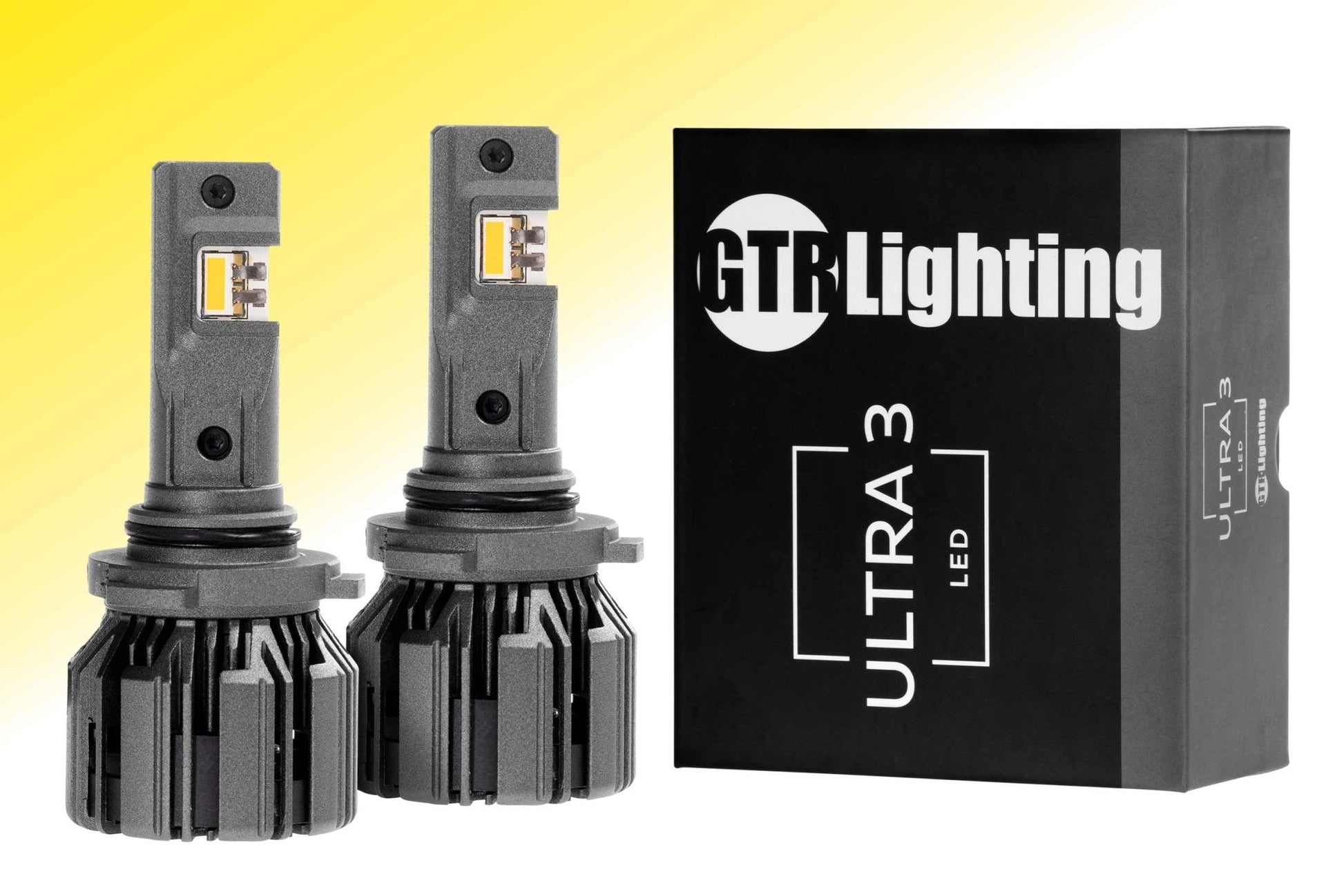 9005/HB3: GTR Ultra 3.0 Yellow LED Bulbs (Pair) Bulbs
