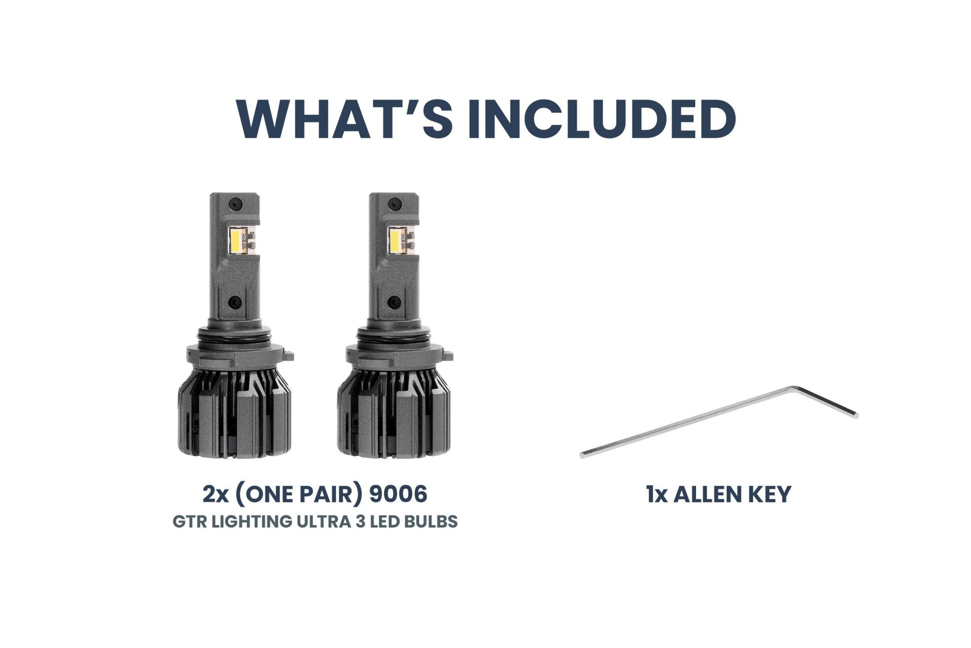 9006: GTR Lighting Ultra 3 (Pair) - LED Bulbs - GTR Lighting