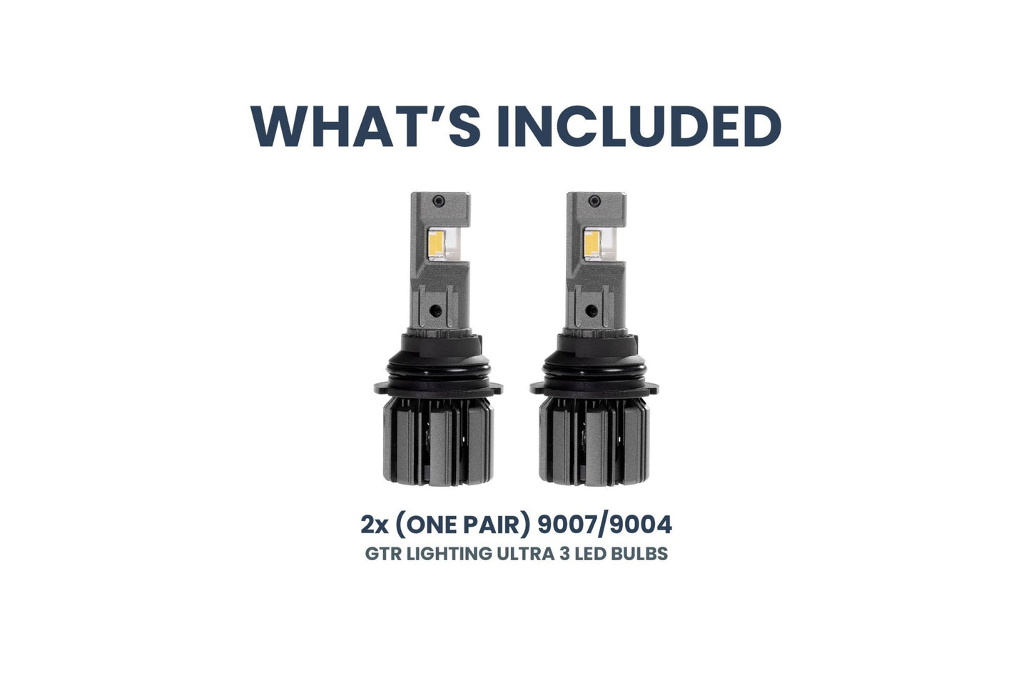9007/9004: GTR Lighting Ultra 3 (Hi/Lo / Pair) - LED Bulbs - GTR Lighting