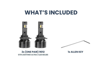 9012: GTR Lighting Ultra 3 (Pair) - LED Bulbs - GTR Lighting