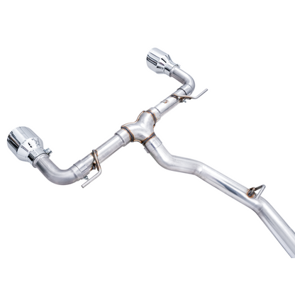 AWE Subaru BRZ/ Toyota GR86/ Toyota 86 Track Edition Cat-Back Exhaust- Chrome Silver Tips
