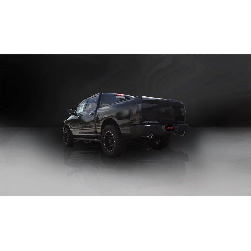 Corsa 09-14 Dodge Ram 1500 4.7L Quad/Crew Cab/Short Bed Polished Dual Exit Cat-Back Exhaust