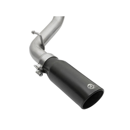 aFe MACHForce XP Cat Back SS Exhausts  Black Tips 05-12 Toyota Tacoma L4-2.7L