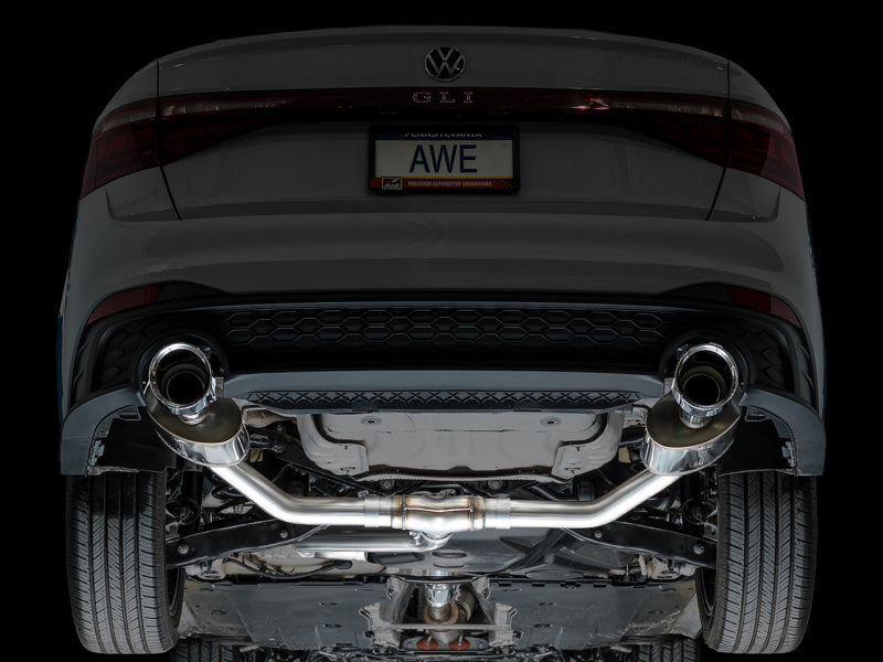 AWE Tuning 22-25 Volkswagen Jetta GLI Touring Edition Exhaust - Chrome Silver Tips