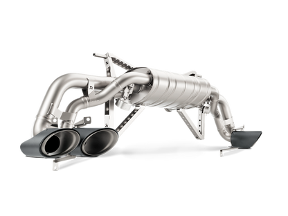 Akrapovič Slip-On Line Exhaust (Titanium) w/Carbon Tips - 2014-2018 Lamborghini Huracan Coupe/Spider