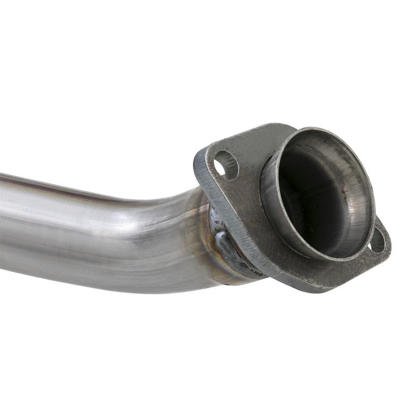 aFe POWER Twisted Steel Y-Pipe w/ Loop Relocation Pipe 12-18 Jeep Wrangler (JK) V6 3.6L