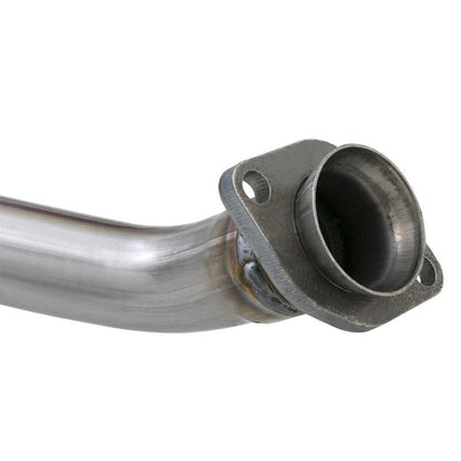 aFe POWER Twisted Steel Y-Pipe w/ Loop Relocation Pipe 12-18 Jeep Wrangler (JK) V6 3.6L