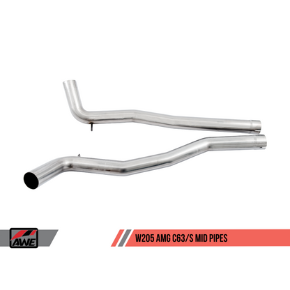 AWE Tuning Mercedes-Benz W205 AMG C63/S Sedan Track Edition Exhaust System (no tips)