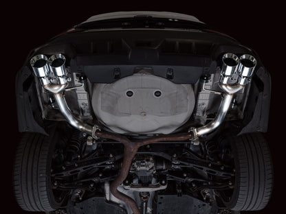 AWE Tuning 22-25 Subaru VB WRX Track Edition Axle-Back Exhaust - Chrome Silver Tips