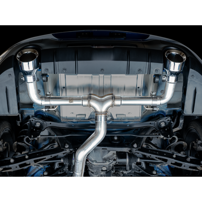 AWE Subaru BRZ/ Toyota GR86/ Toyota 86 Track Edition Cat-Back Exhaust- Chrome Silver Tips