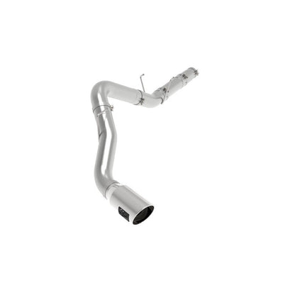 aFe ATLAS 5in DPF-Back Alum Steel Exhaust System w/Polished Tip 19-20 Ram Diesel Trucks L6-6.7L (td)