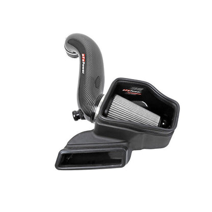 aFe Track Series Carbon Fiber Intake System w/ Pro DRY S Filter - 15-19 VW Golf R (MKVII)